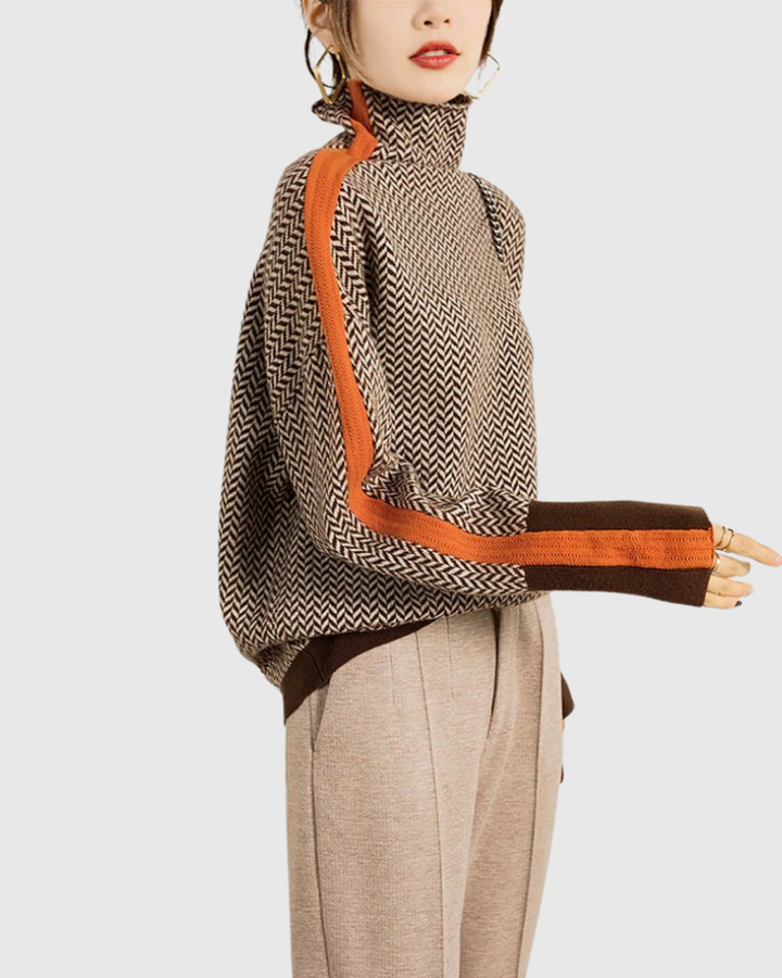 CELIANNE | ELEGANT LONG-SLEEVE TURTLENECK SWEATER