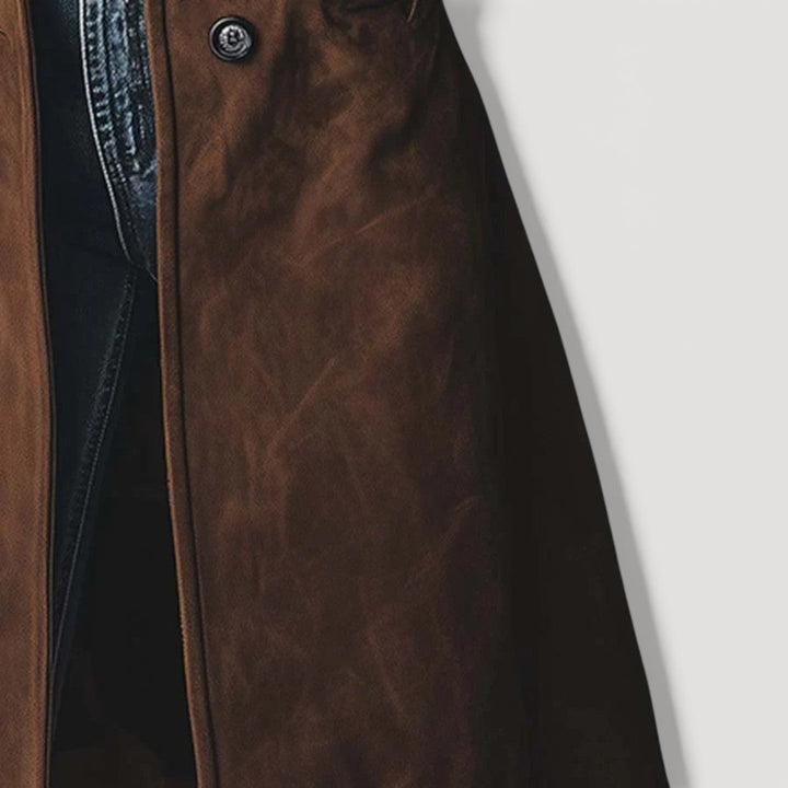 EEVS | SUEDE TRENCH COAT FOR WOMEN