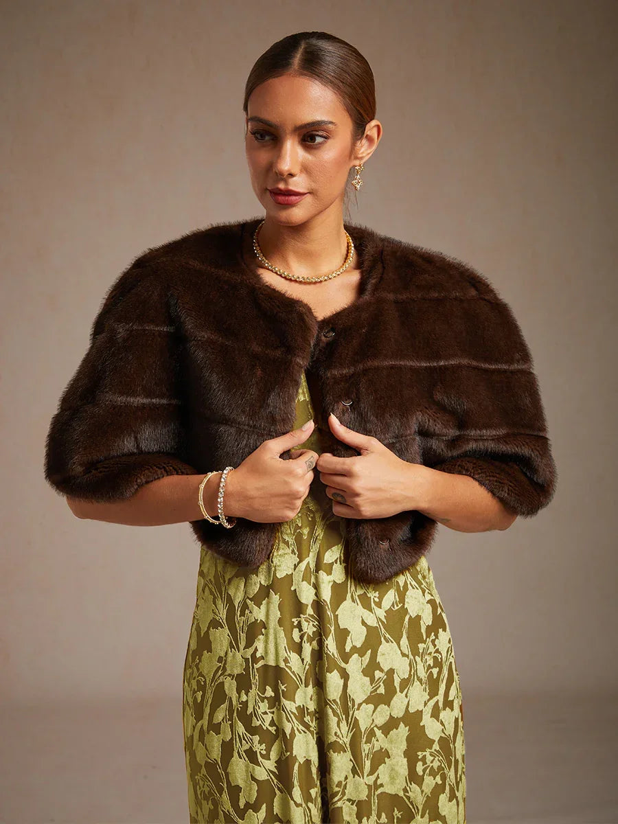 V-Neck Floral Maxi Dress