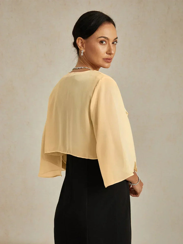 Sheer Chiffon Evening Cover Up