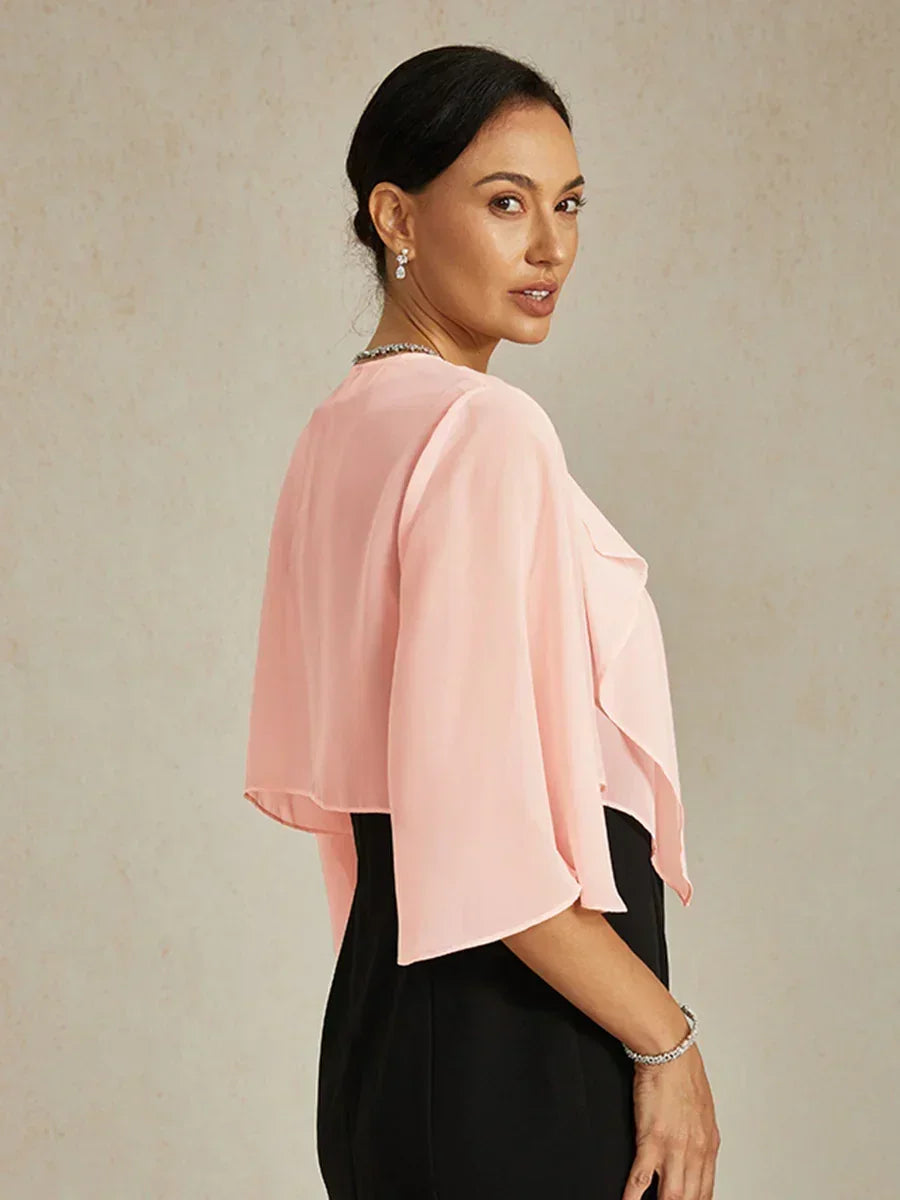 Sheer Chiffon Evening Cover Up