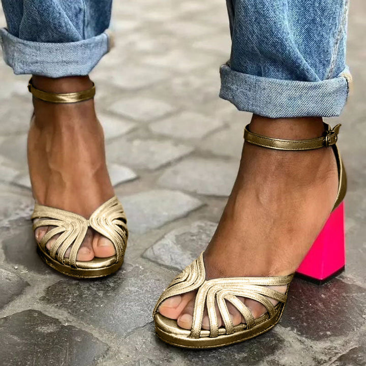 CYRISSE | CLASSIC ANKLE-STRAP SANDALS