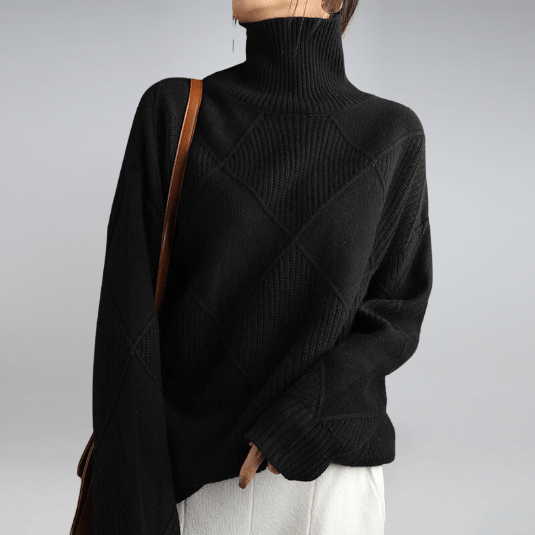 AMELINE | SOFT TURTLENECK SWEATER