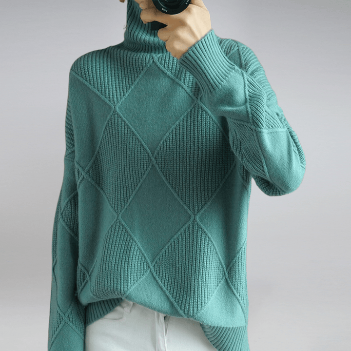 AMELINE | SOFT TURTLENECK SWEATER