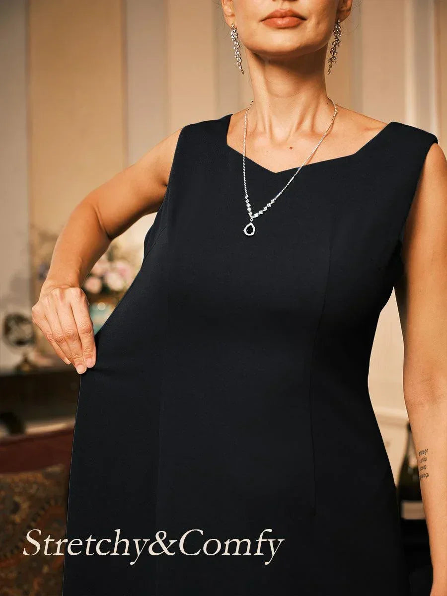 Sleeveless Sheath Midi Dress