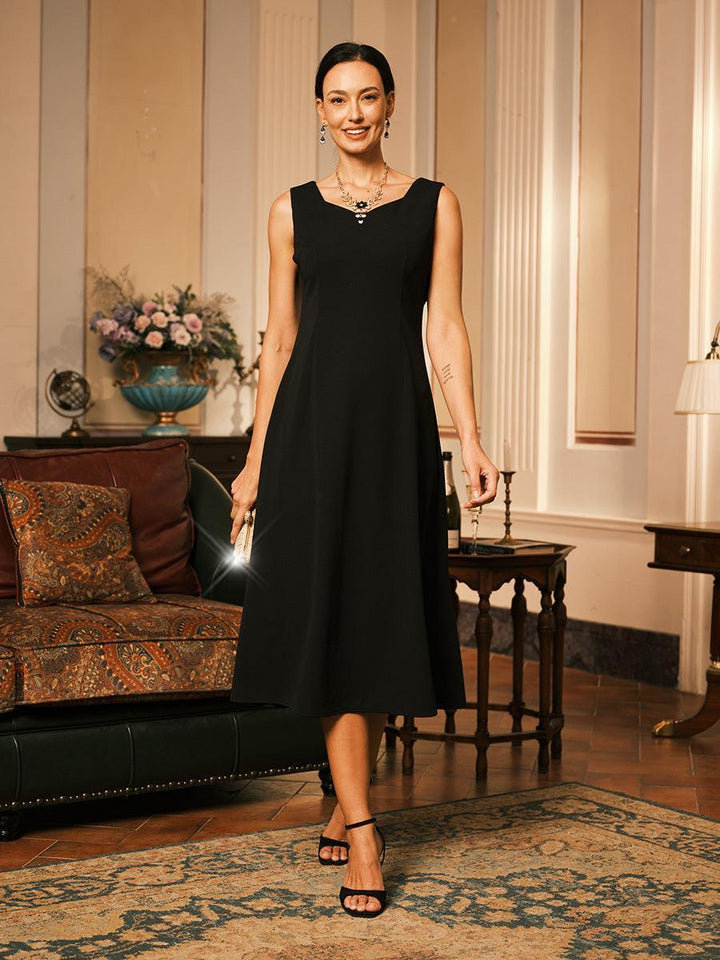 Sleeveless Sheath Midi Dress