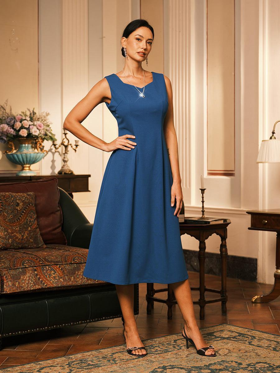 Sleeveless Sheath Midi Dress