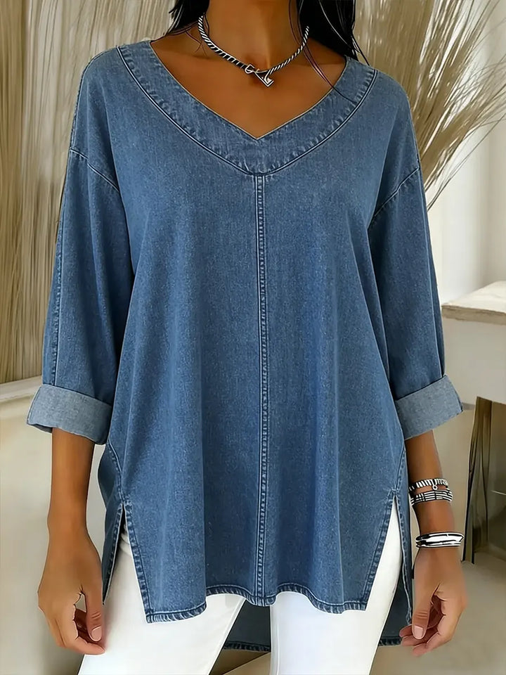 Salia™ | Stylish Denim Top